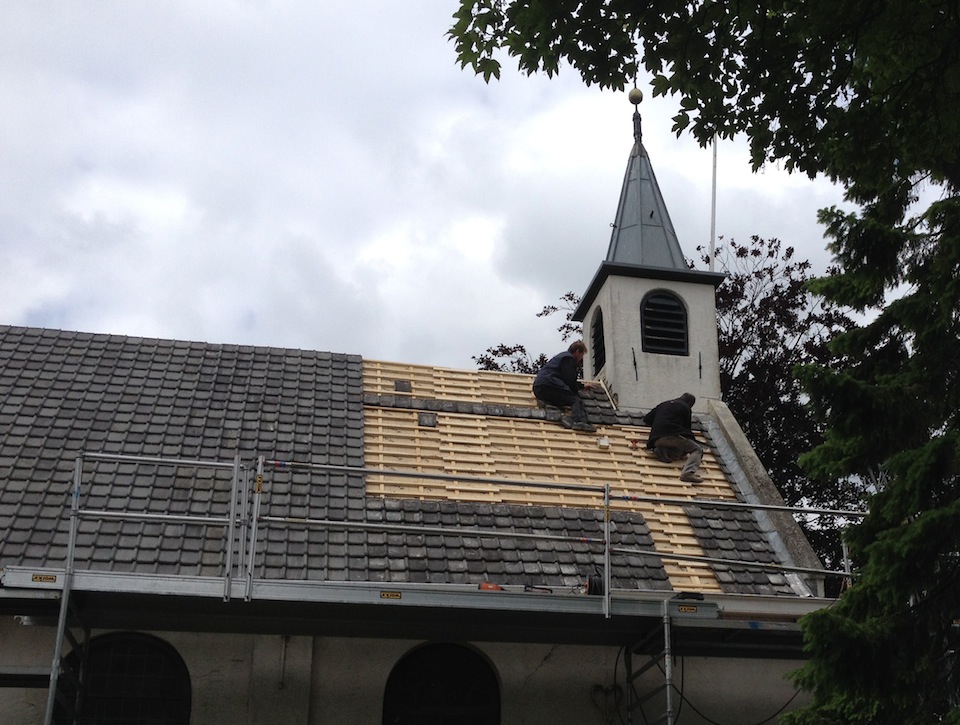 NH Vierpolders gemeente Brielle restauratie toren dak